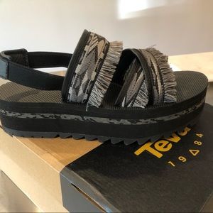 Teva Fringe Platform Sandals